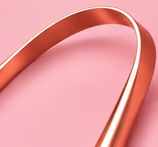 Pink Pulse copper tongue scraper image 2, cropped without visible borders