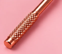 Pink Pulse copper tongue scraper image 4, cropped without visible borders
