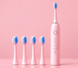 Pink Pulse Sonic Electric Toothbrush image 1, cropped without visible borders